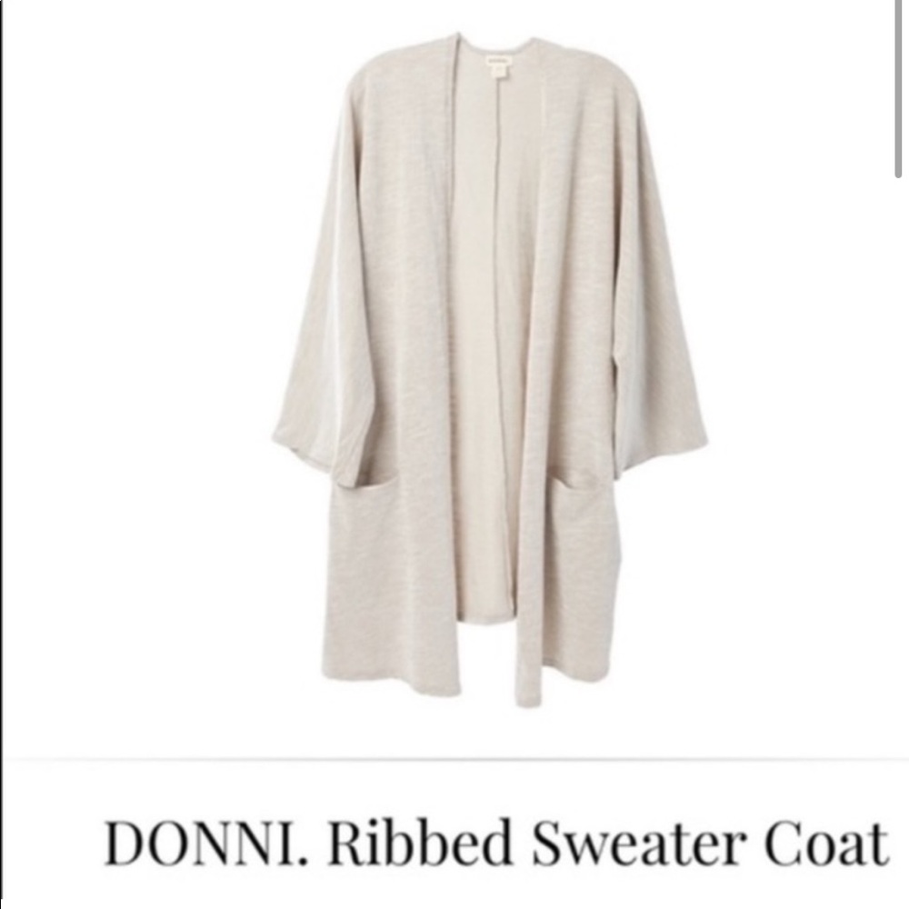 ⭐️ Donni | Sweater | Ribbed Sweater Coat | Striped 10 D1